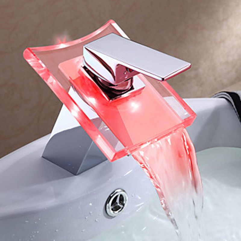 Stornfield | 1-Lever Vanity Faucet 1-Hole Copper Basin Tap with LED Light