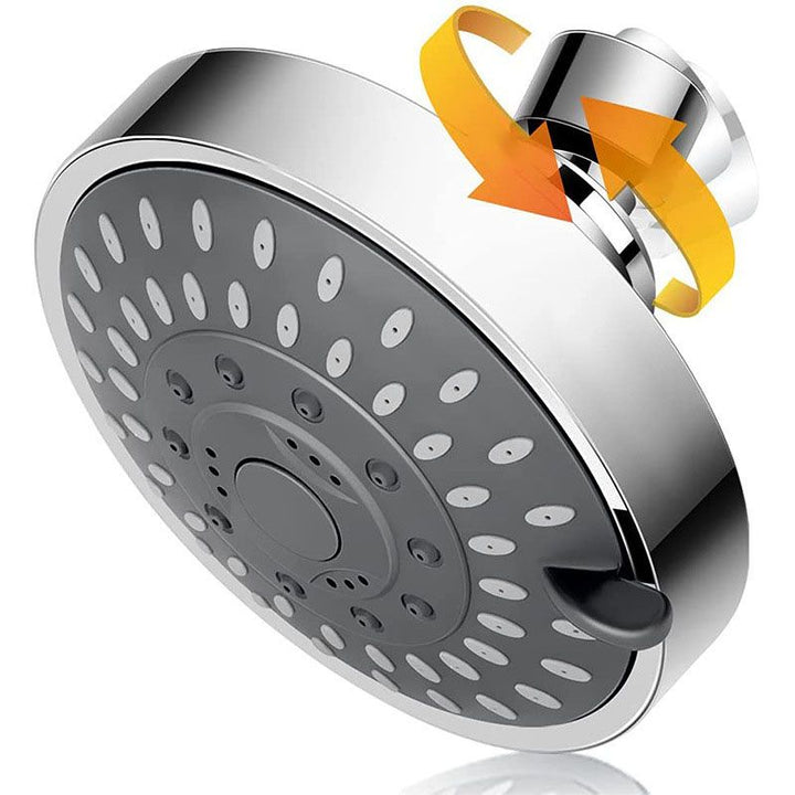 Stornfield | Modern Self-Cleaning Shower Faucet Standard Round Shower Heads in Silver