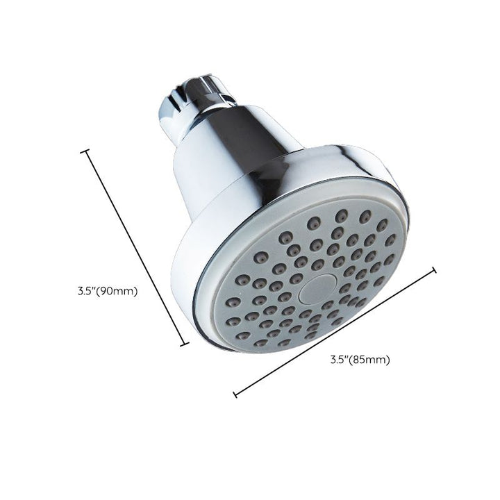Stornfield | Round shower head made of stainless steel in silver wall-mounted shower head