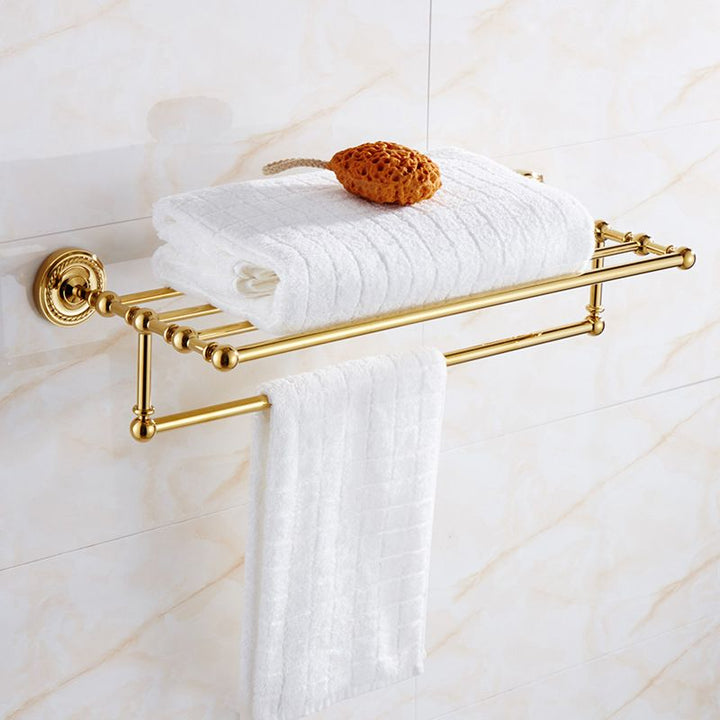Stornfield | Traditional Gold Bathroom Accessories Copper Bathroom Set