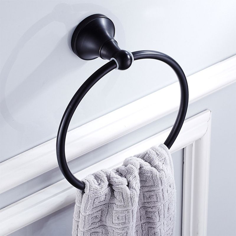 Stornfield | 4-Piece Metal Bathroom Set Traditional Style Black Bathroom Accessory Set