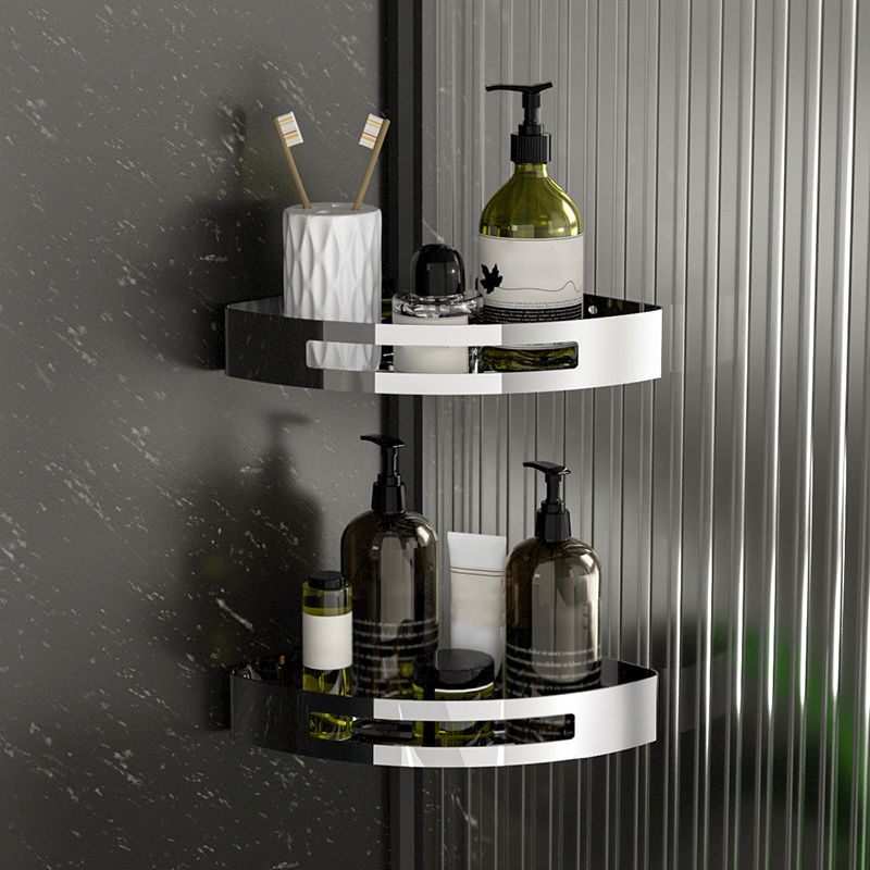 Stornfield | Polished Chrome Modern Bathroom Accessory Set Stainless Steel Triangular Bath Shelf
