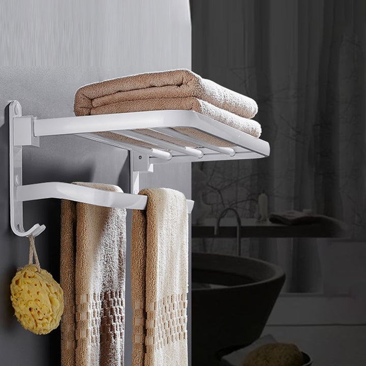 Stornfield | White Bathroom Accessories Hardware Set Modern Bathroom Accessories Set, Towel Rack