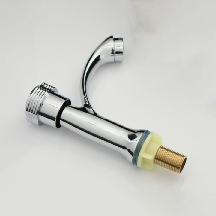 Stornfield | Modern Bathroom Faucet with Chrome Knob Handle and Basin Faucet with Water Hose