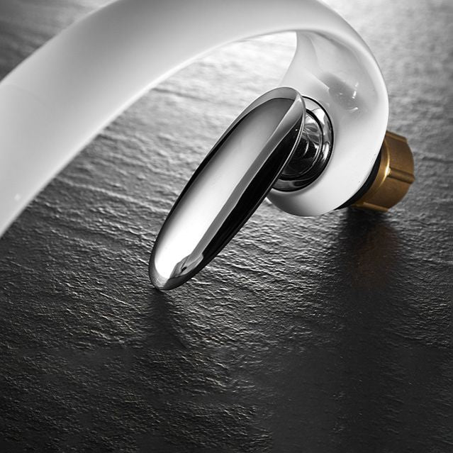 Stornfield | Single Handle Waterfall Bathroom Basin Faucet in Brass