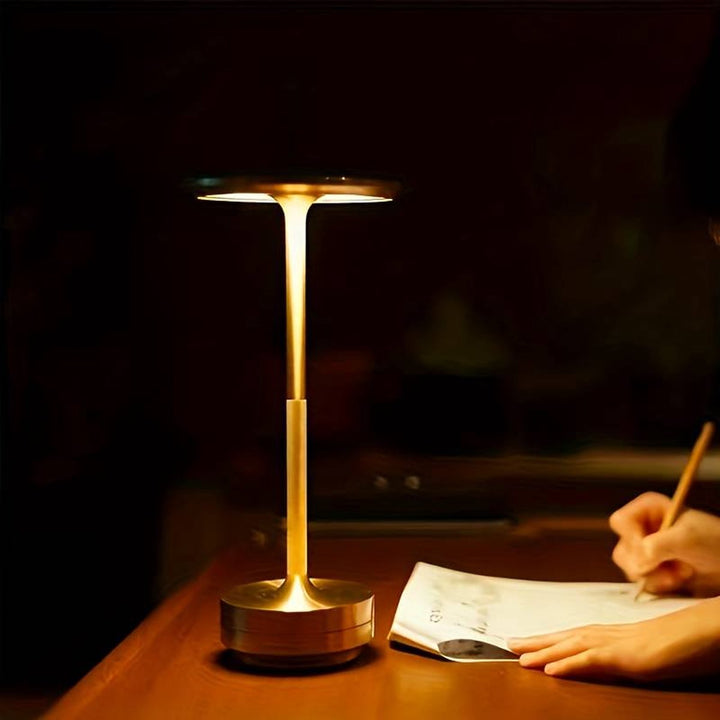 Aluminum Rechargeable Touch Dimmer Table Lamp | Stornfield