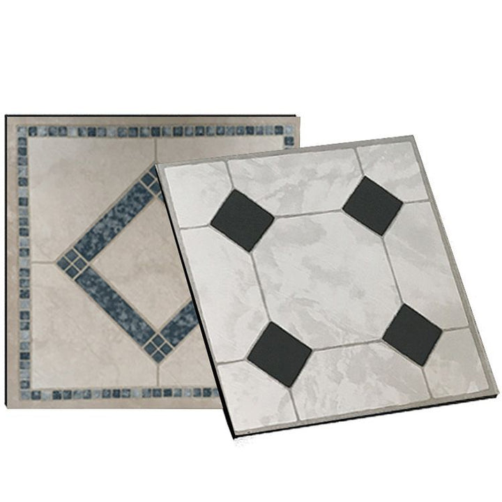 Stornfield | Smooth PVC Floor Covering Peel and Stick Waterproof Square Vinyl Flooring