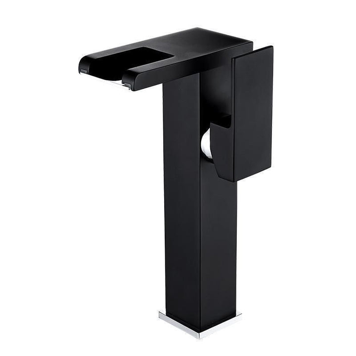 Stornfield | Modern Sink Faucet with Brass Lever Handles LED Waterfall Basin Mixer
