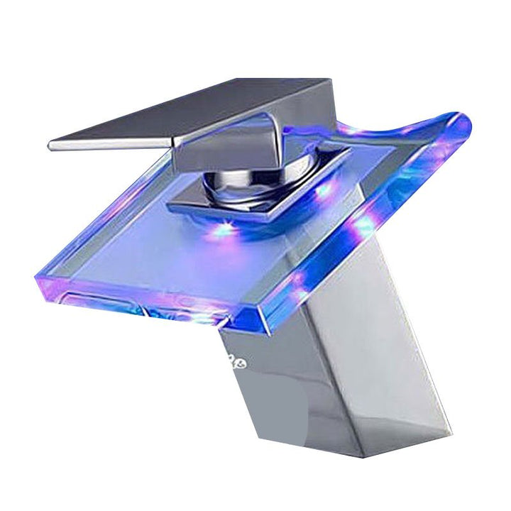 Stornfield | 1-Lever Vanity Faucet 1-Hole Copper Basin Tap with LED Light