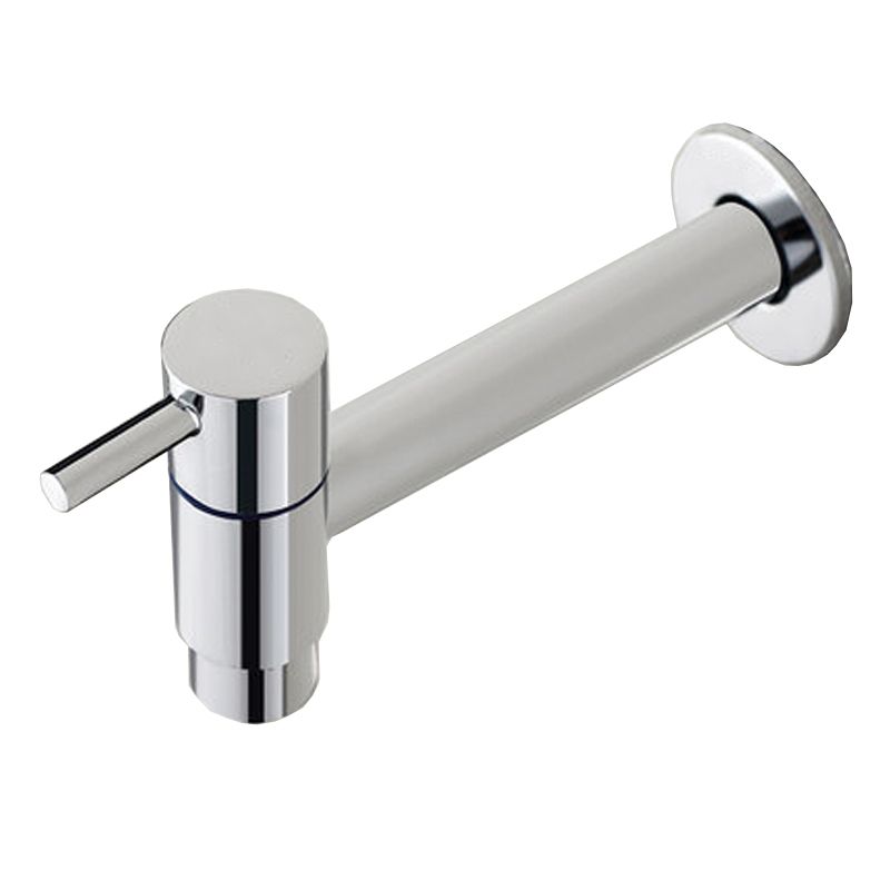Stornfield | Contemporary Wall-Mounted Bathroom Faucet Single Hole Low Arc Solid Brass Circular Faucet