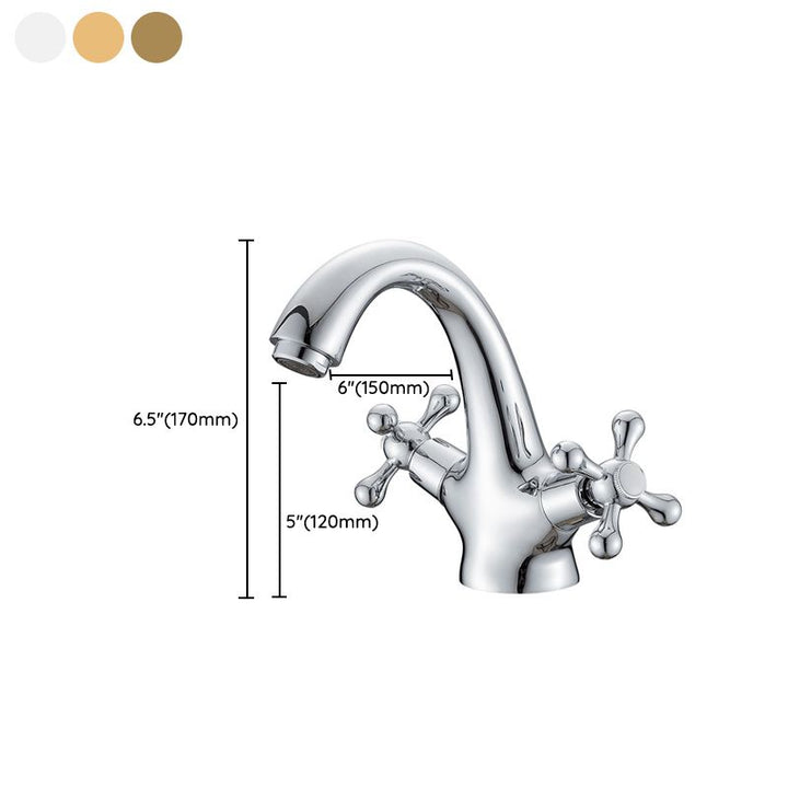 Stornfield | Industrial Widespread Two-Handle Cross Faucet