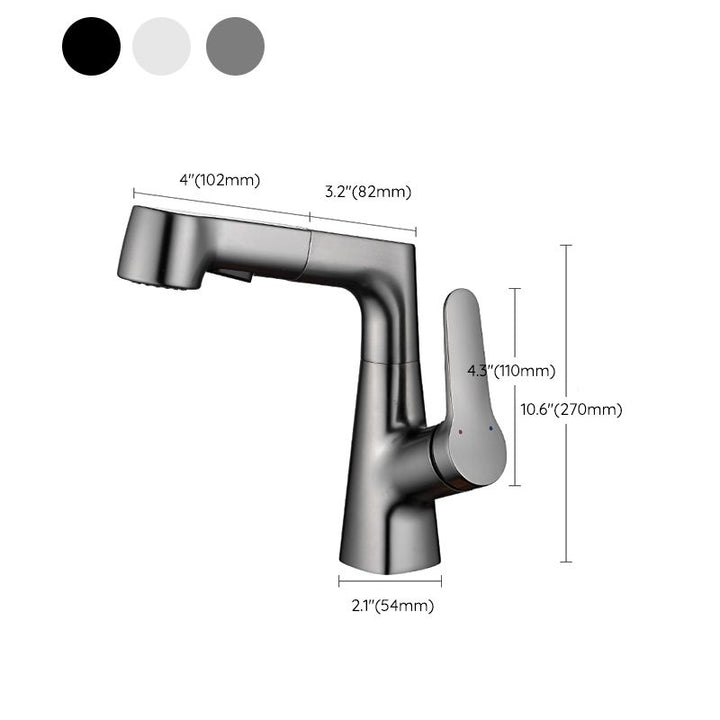 Stornfield | Extendable Vessel Water Tap Modern Sink Faucet with a Lever Handle