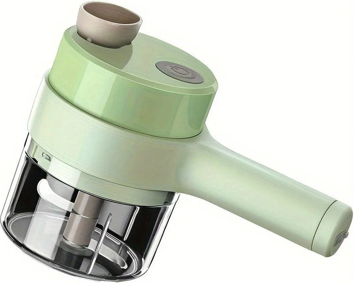 SnijGemak 4-in-1 Electric Vegetable Slicer – Rechargeable & With Collection Bin | Stornfield