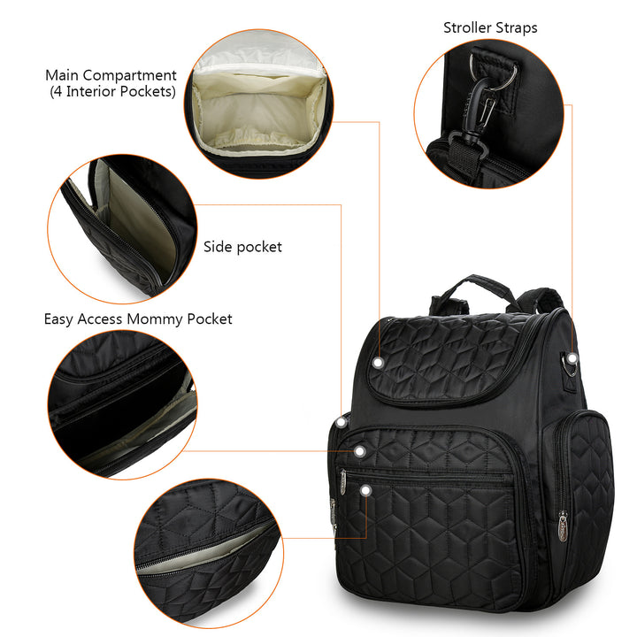 Backpack with Versatile Compartments and Insulating Function Stornfield