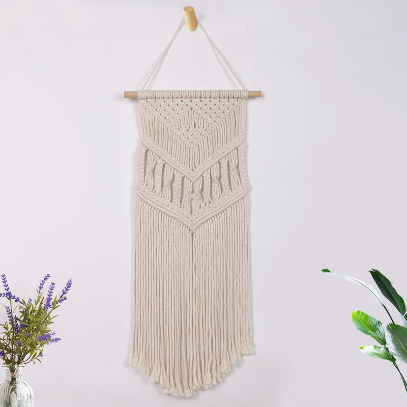 Macrame Wall Hanging with Artistic Patterns Stornfield