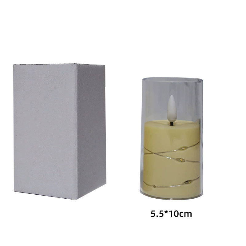 LED Electronic Candle with Remote Control and Flicker Effect