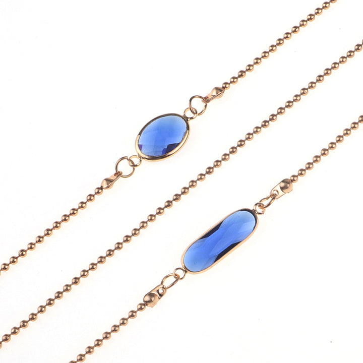 Elegant Blue Stone Necklace Stornfield