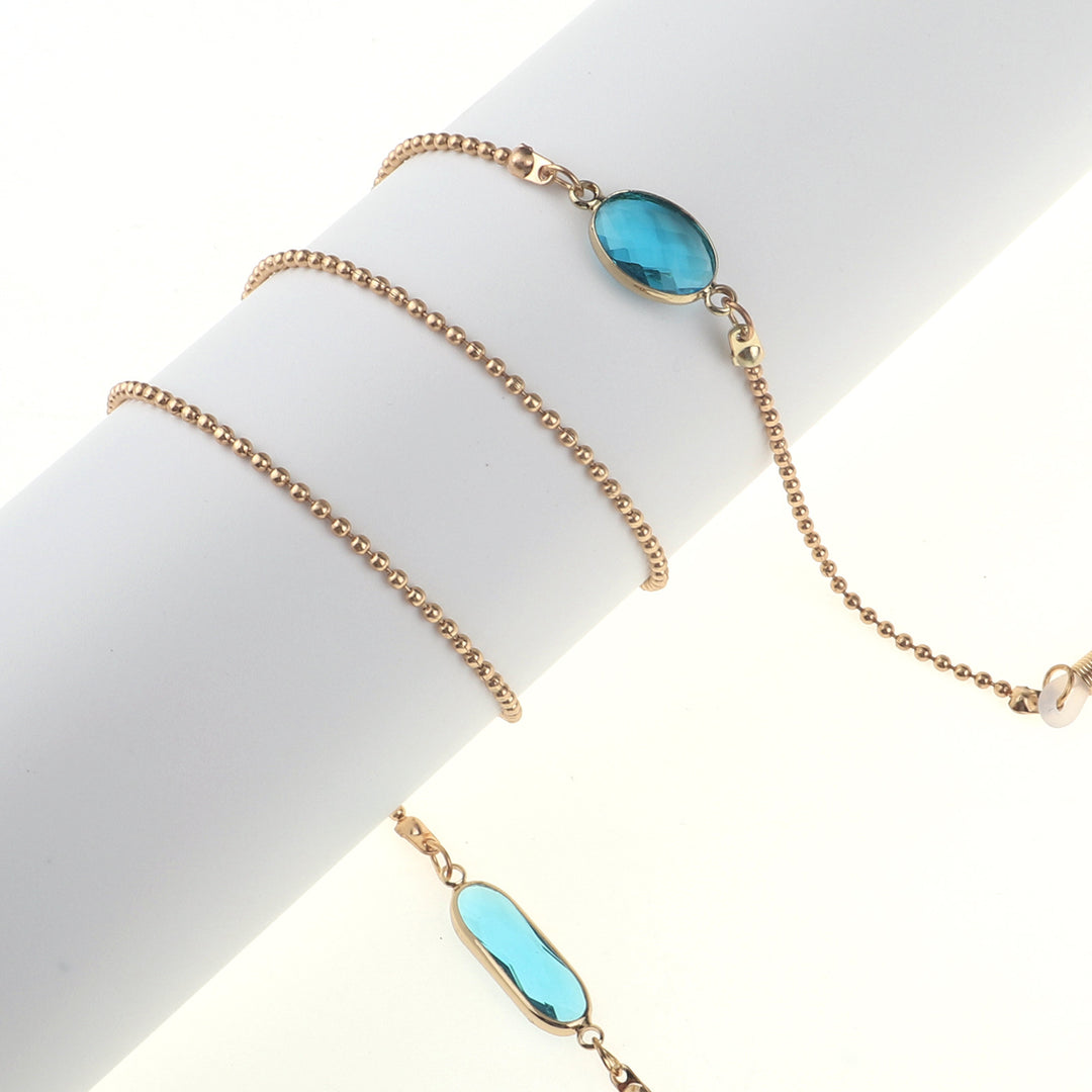 Elegant Blue Stone Necklace Stornfield