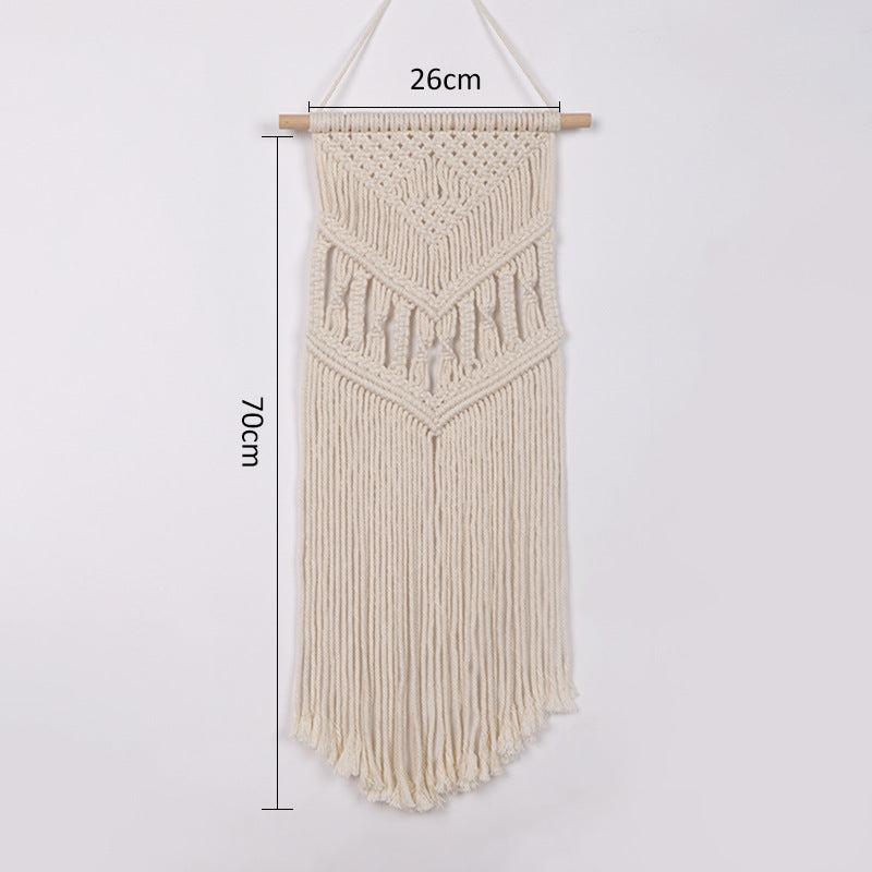 Macrame Wall Hanging with Artistic Patterns Stornfield