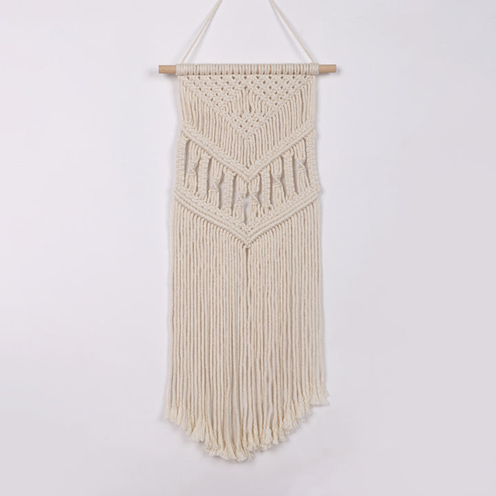 Macrame Wall Hanging with Artistic Patterns Stornfield
