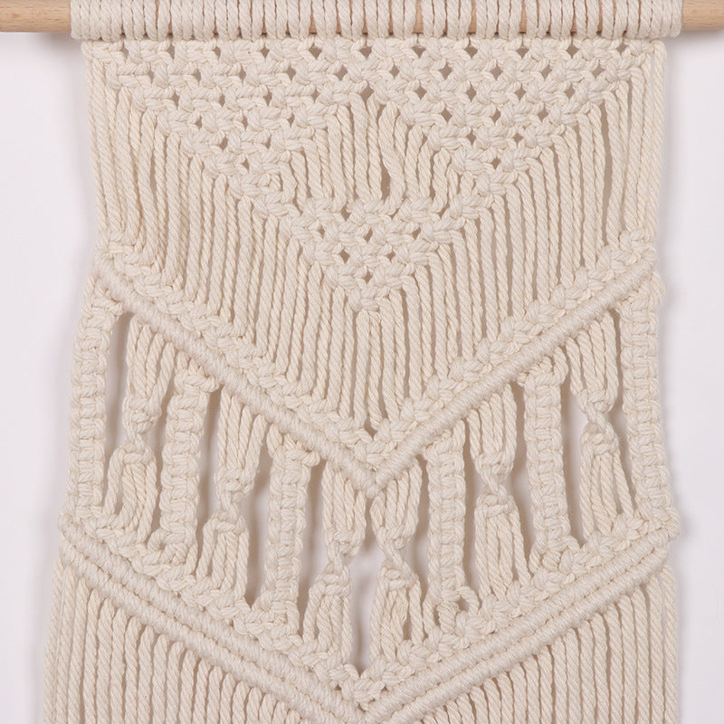 Macrame Wall Hanging with Artistic Patterns Stornfield