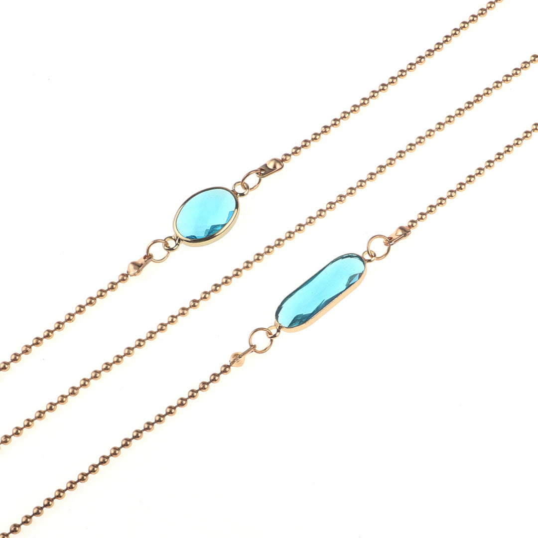 Elegant Blue Stone Necklace Stornfield