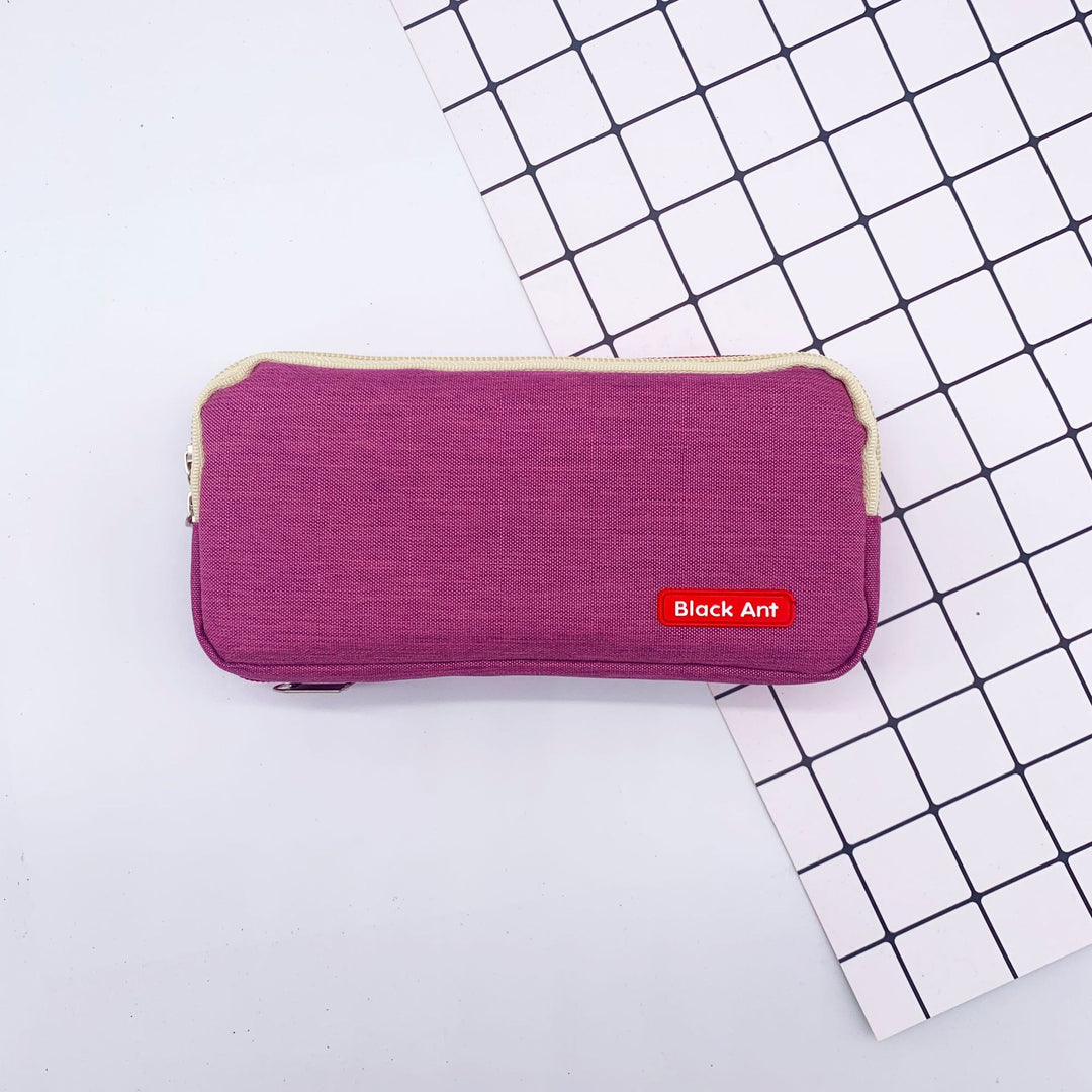 Premium Denim Zippered Pencil Case