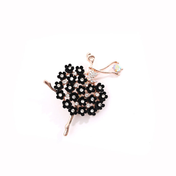 Ballet-Inspired Flower Brooch Stornfield