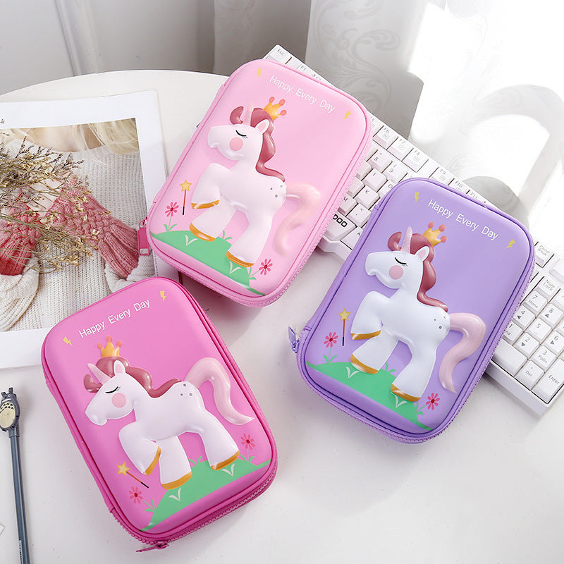Cute Unicorn Themed Pencil Organizer