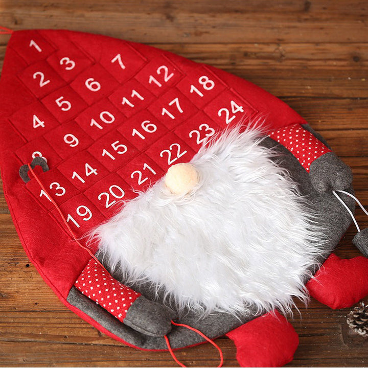 Countdown To Christmas Santa Pendant Advent Calendar | Stornfield