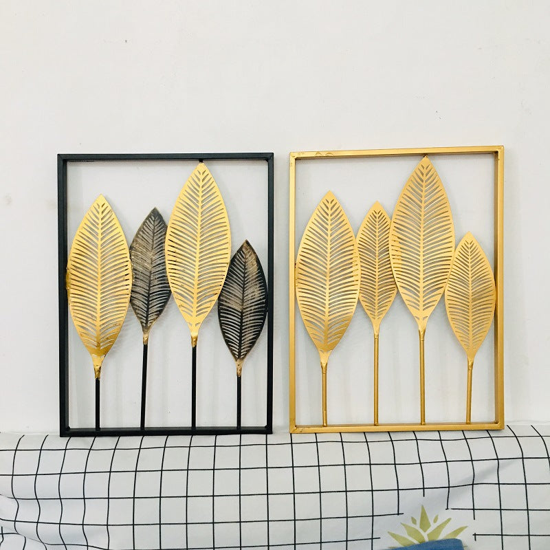 Leaf-Inspired Metal Wall Art Stornfield