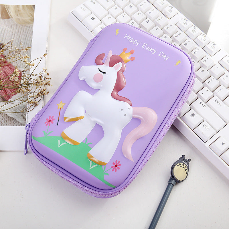 Cute Unicorn Themed Pencil Organizer