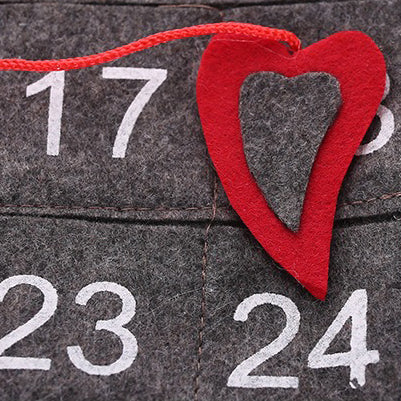 Countdown To Christmas Santa Pendant Advent Calendar | Stornfield