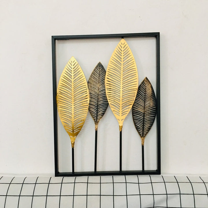 Leaf-Inspired Metal Wall Art Stornfield