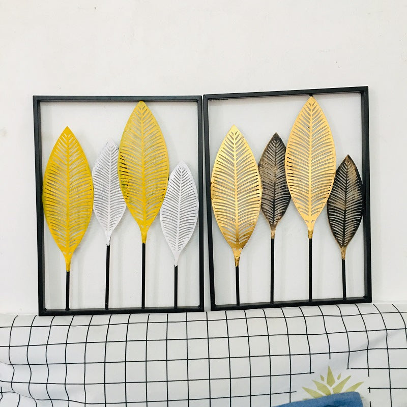 Leaf-Inspired Metal Wall Art Stornfield