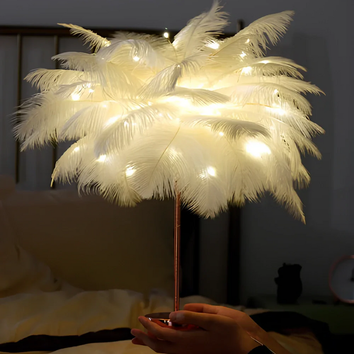 Atmospheric Feather Palm Tree Lamp - LumaPalm | Stornfield