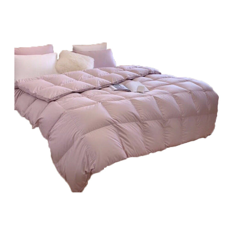 All-Season Quilted Down-Alternative Comforter with Box-Stitch Construction