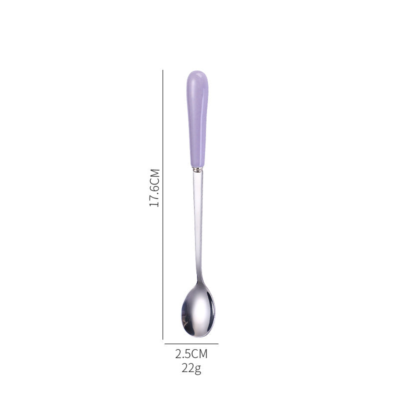 Ergonomic teaspoon with non-slip handle Stornfield