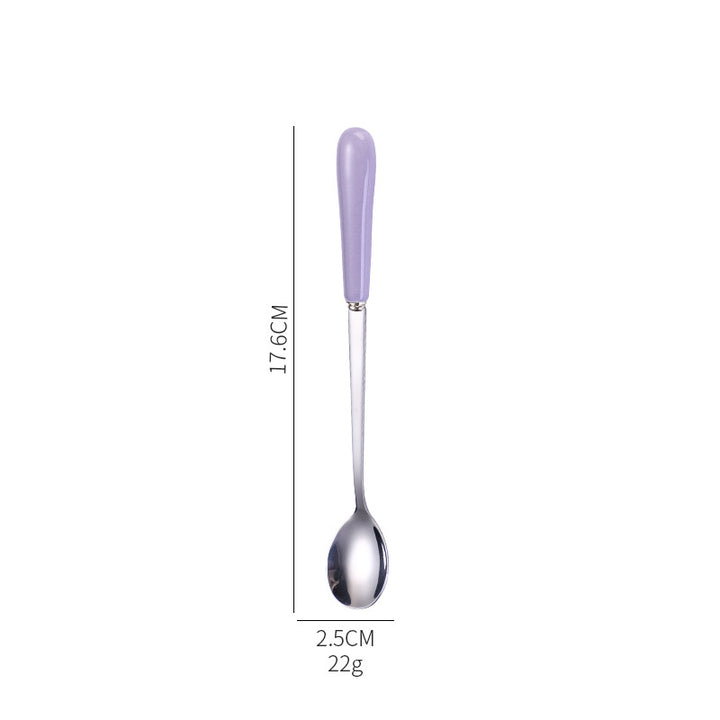 Ergonomic teaspoon with non-slip handle Stornfield