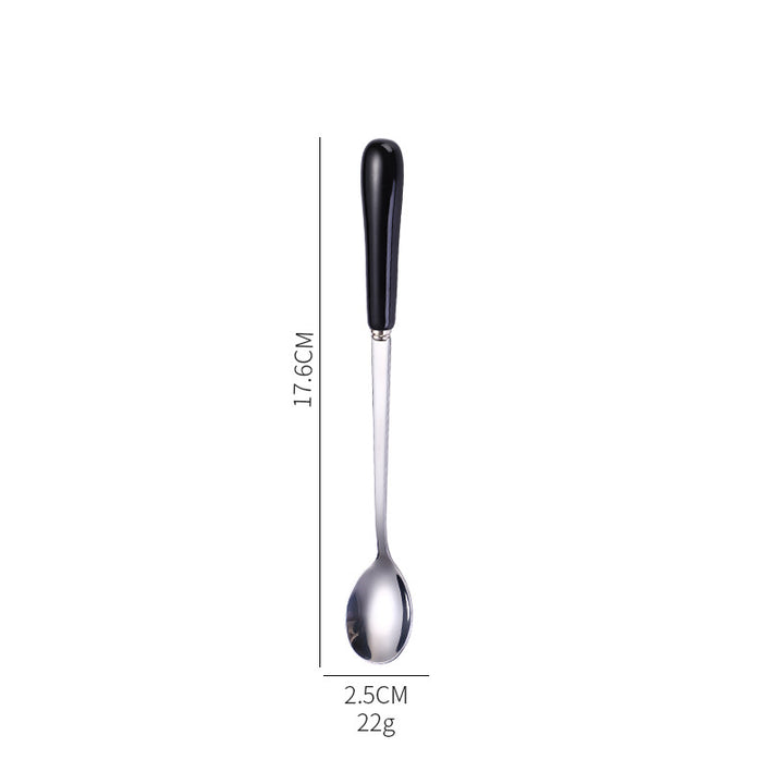 Ergonomic teaspoon with non-slip handle Stornfield