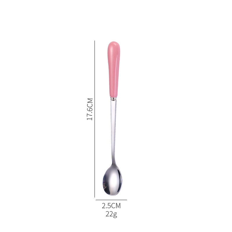 Ergonomic teaspoon with non-slip handle Stornfield