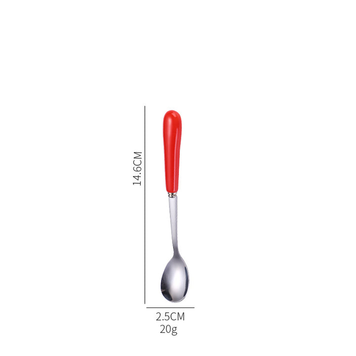 Ergonomic teaspoon with non-slip handle Stornfield