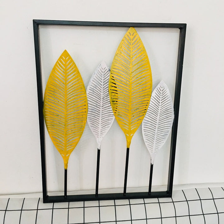 Leaf-Inspired Metal Wall Art Stornfield