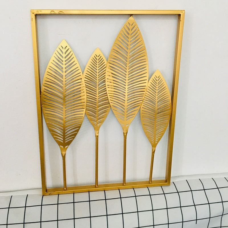 Leaf-Inspired Metal Wall Art Stornfield