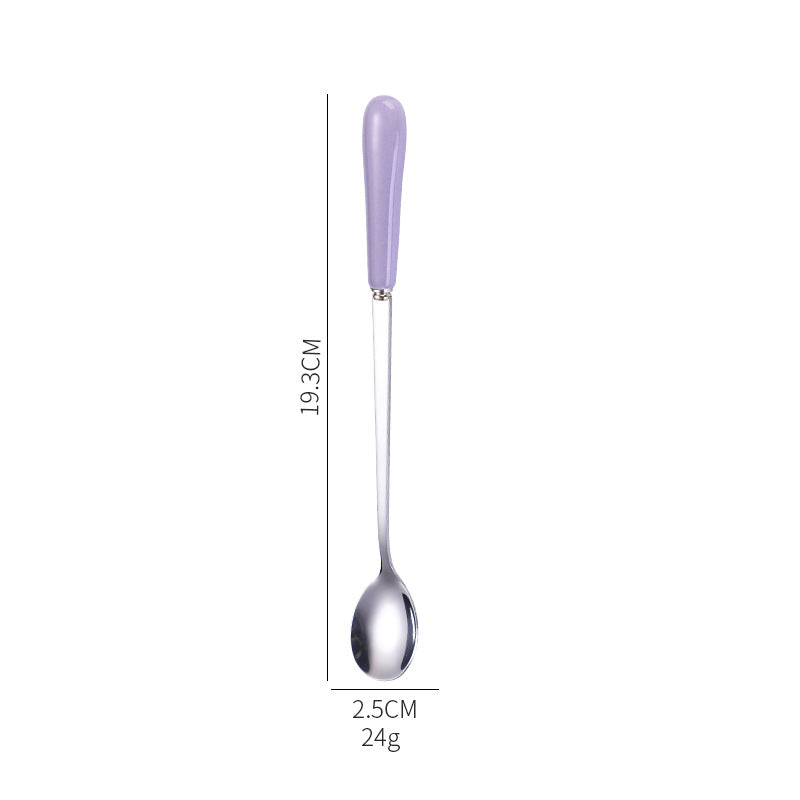 Ergonomic teaspoon with non-slip handle Stornfield