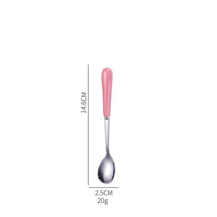 Ergonomic teaspoon with non-slip handle Stornfield