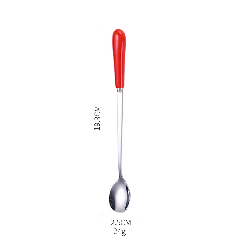 Ergonomic teaspoon with non-slip handle Stornfield
