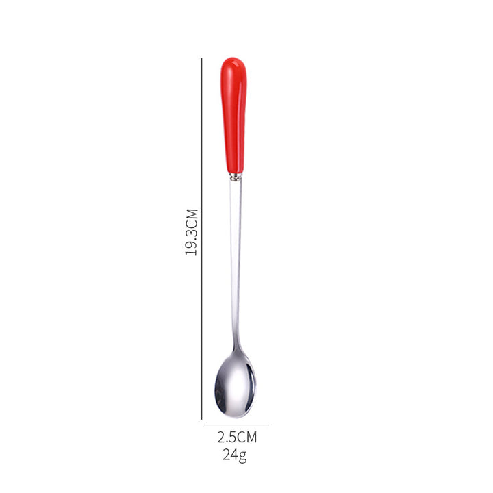 Ergonomic teaspoon with non-slip handle Stornfield