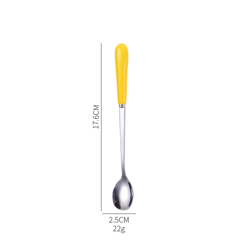 Ergonomic teaspoon with non-slip handle Stornfield