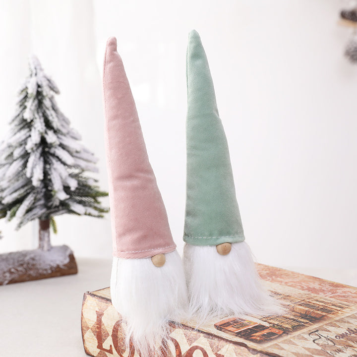 Whimsical Plush Gnome Figurine